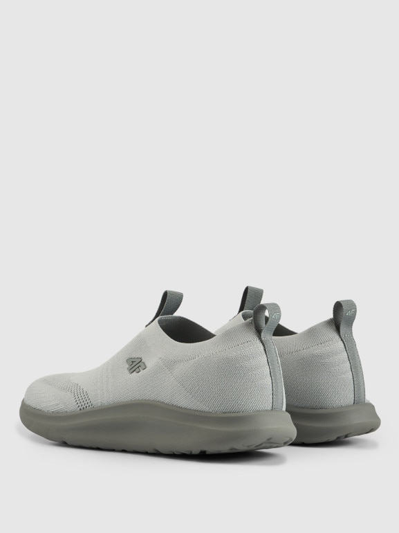 Męskie sneakersy wsuwane NEONITE 4F 4FRSS26FSNEM020 - szare