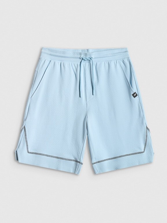 Męskie spodenki dresowe 4F 4FRSS25TSHOM686 - niebieskie