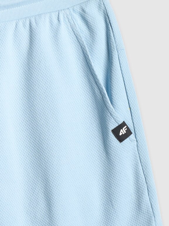 Męskie spodenki dresowe 4F 4FRSS25TSHOM686 - niebieskie