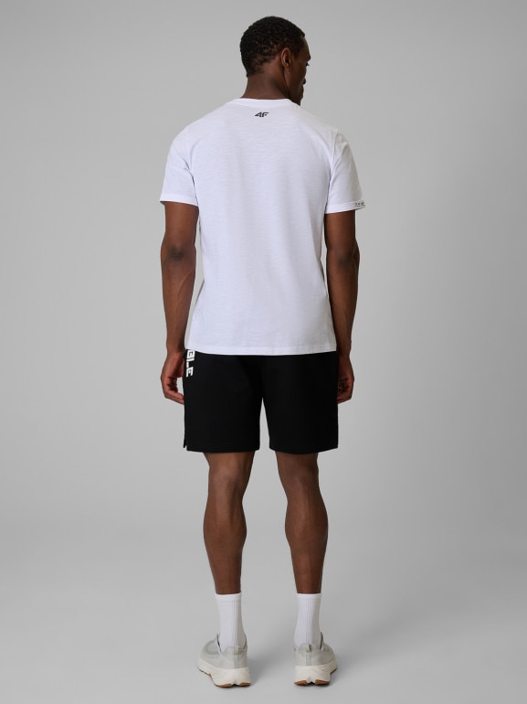 Męskie spodenki dresowe 4F 4FWSS26TSHOM744 - czarne