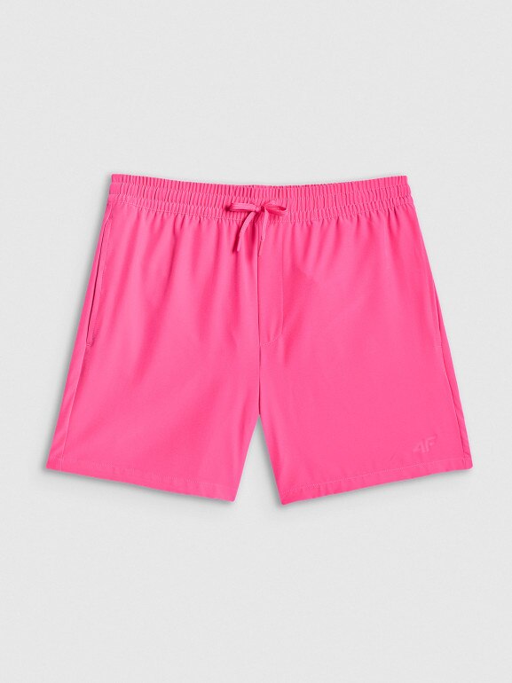 Męskie spodenki plażowe boardshorty 4F 4FRSS26UBDSM229 - różowe