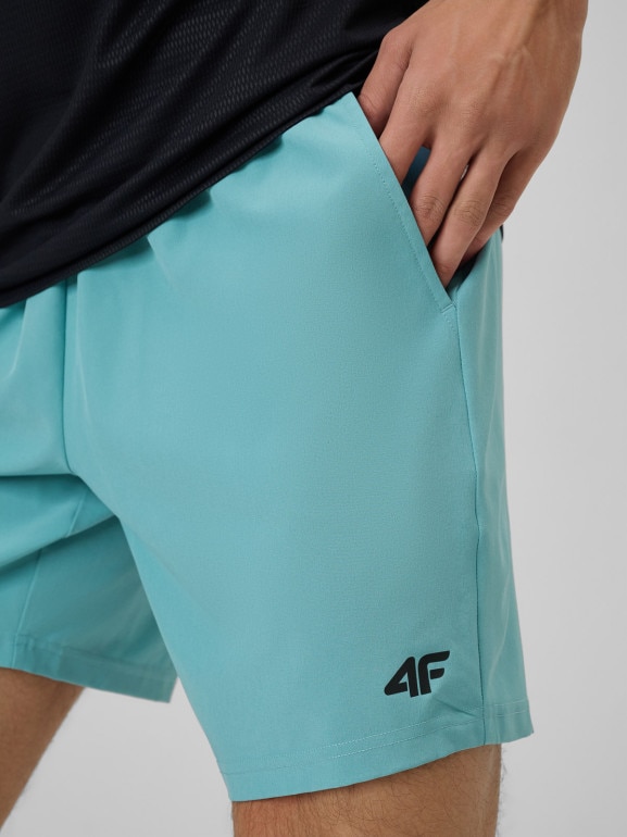 Męskie spodenki treningowe 4F 4FRSS26TFSHM1662 - turkusowe
