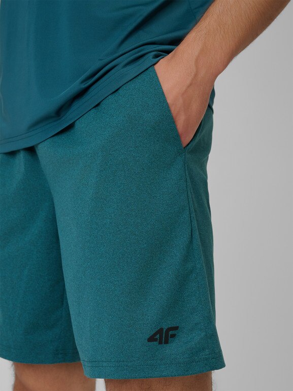 Męskie spodenki treningowe 4F 4FWSS26TFSHM1277 - zielone