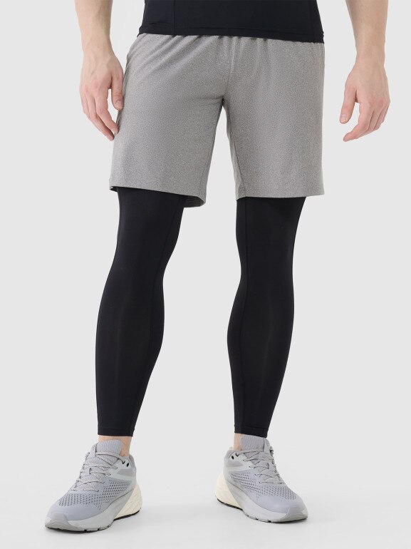Męskie spodenki treningowe 4F 4FWSS26TFSHM1277 - szare