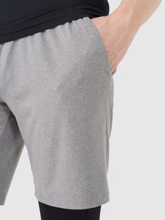 Męskie spodenki treningowe 4F 4FWSS26TFSHM1277 - szare
