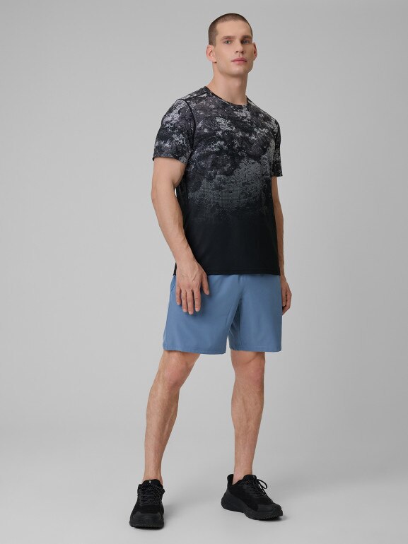 Męskie spodenki treningowe 4F 4FWSS26TFSHM1278 - denim