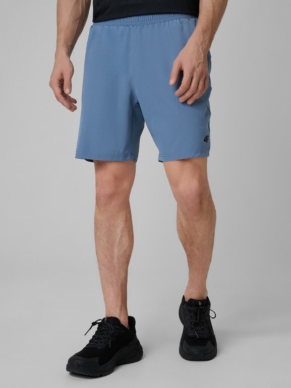 Męskie spodenki treningowe 4F 4FWSS26TFSHM1278 - denim