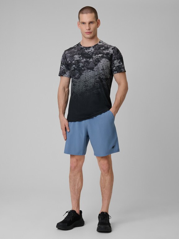 Męskie spodenki treningowe 4F 4FWSS26TFSHM1278 - denim