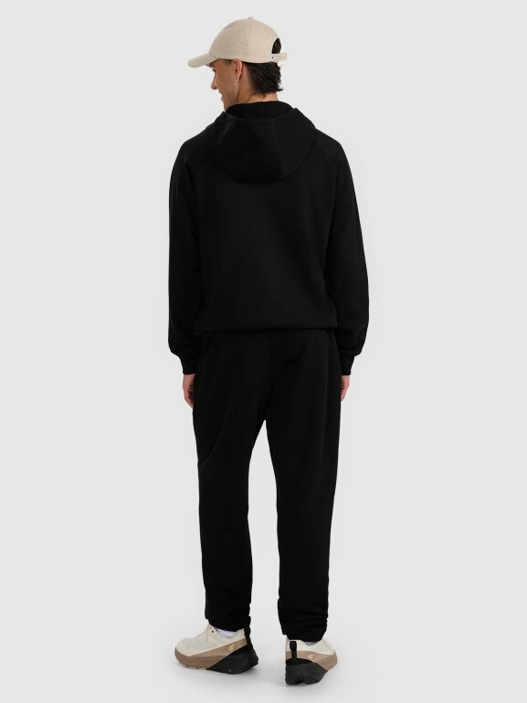 Męskie spodnie dresowe 4F 4FWAW25TTROM1251 - czarne