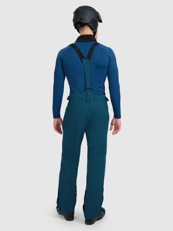 Męskie spodnie narciarskie 4F 4FWAW25TFTRM0924 - granatowe