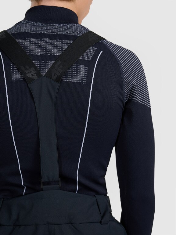 Męskie spodnie narciarskie 4F 4FWAW25TFTRM0928 - czarne