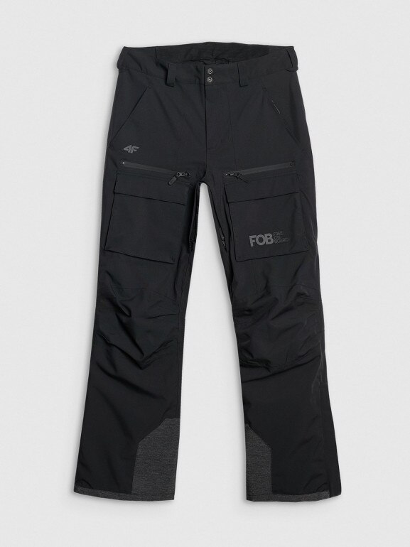 Męskie spodnie snowboardowe 4F 4FRAW25TFTRM1272 - czarne