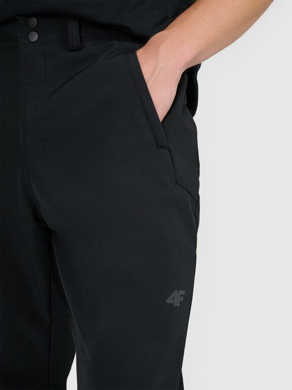 Męskie spodnie trekkingowe 4F 4FWAW25TFTRM0990 - czarne