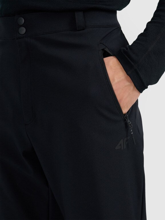 Męskie spodnie trekkingowe 4F 4FWAW25TFTRM1225 - czarne