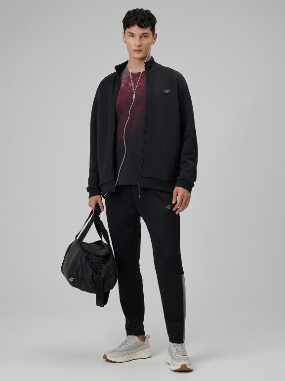 Męskie spodnie treningowe 4F 4FRSS26TFTRM1412 - czarne