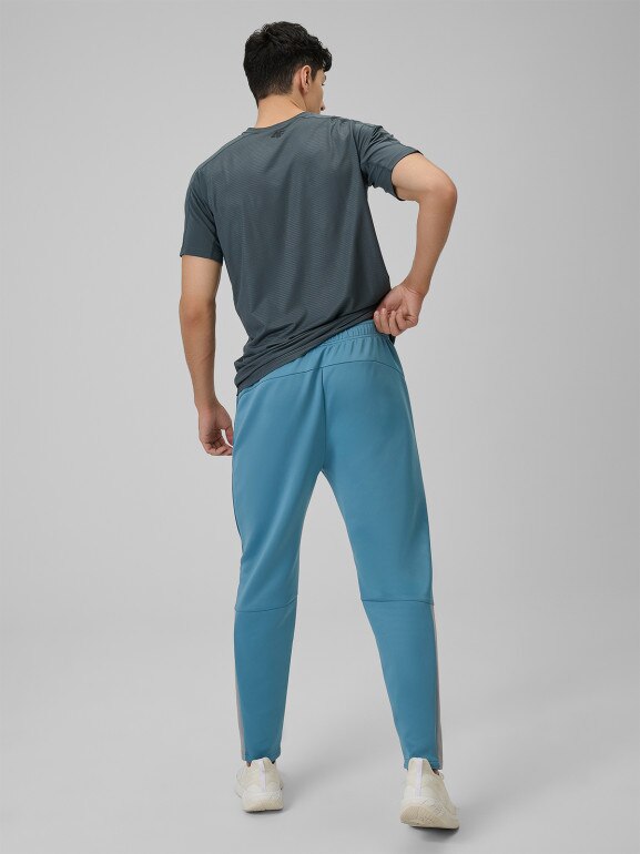 Męskie spodnie treningowe 4F 4FRSS26TFTRM1412 - niebieskie