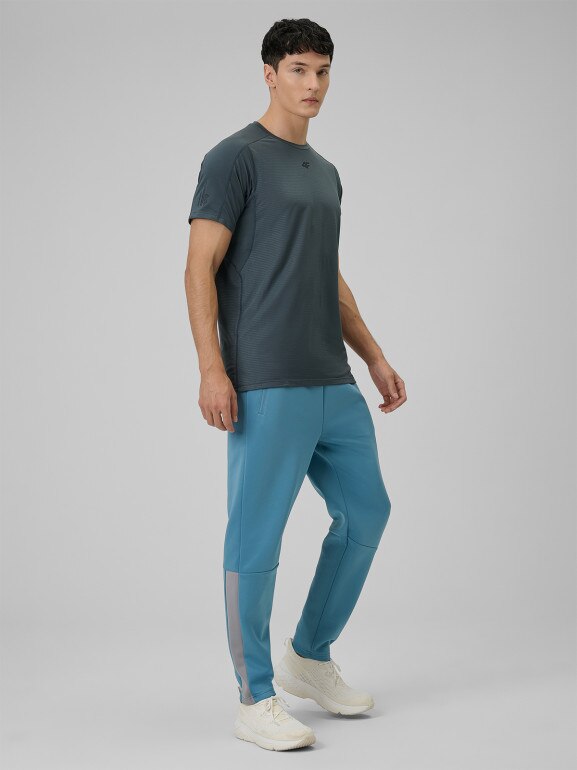 Męskie spodnie treningowe 4F 4FRSS26TFTRM1412 - niebieskie