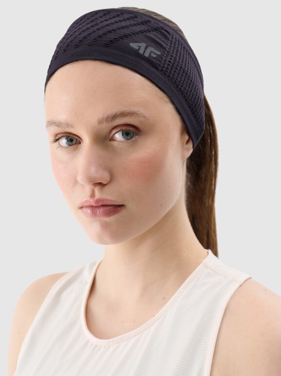 Opaska treningowa uniseks 4F 4FWSS25ABANU098 - czarna