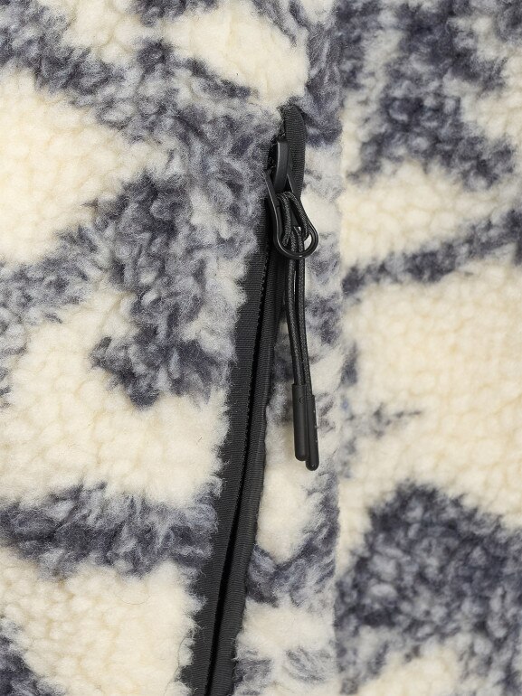 Polar sherpa rozpinany ze stójką uniseks 4F 4FWAW25TFLEU352 - beżowy