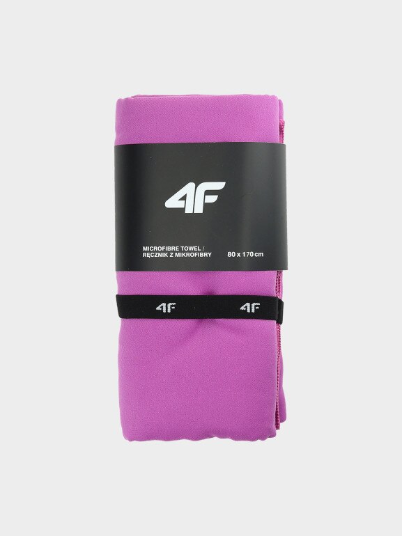 Ręcznik sportowy L (80 x 170 cm) 4F 4FWSS25ATOWU054 - różowy