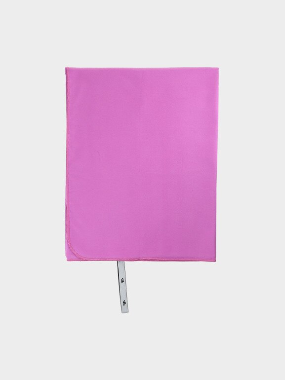 Ręcznik sportowy L (80 x 170 cm) 4F 4FWSS25ATOWU054 - różowy