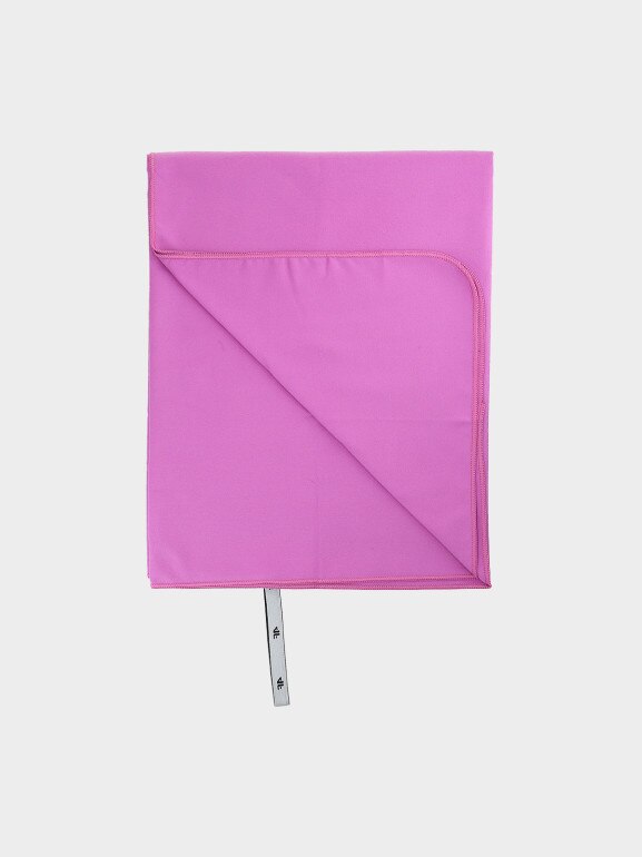 Ręcznik sportowy L (80 x 170 cm) 4F 4FWSS25ATOWU054 - różowy
