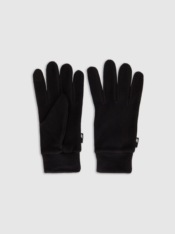 Rękawiczki polarowe Touch Screen 4F 4FWMM00AGLOU152 - czarne