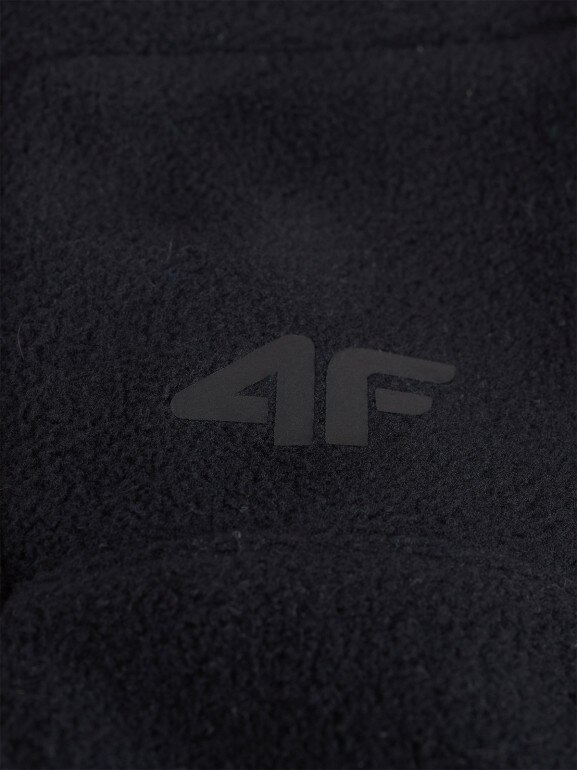 Rękawiczki polarowe Touch Screen uniseks 4F 4FWMM00AFGLU184 - czarne