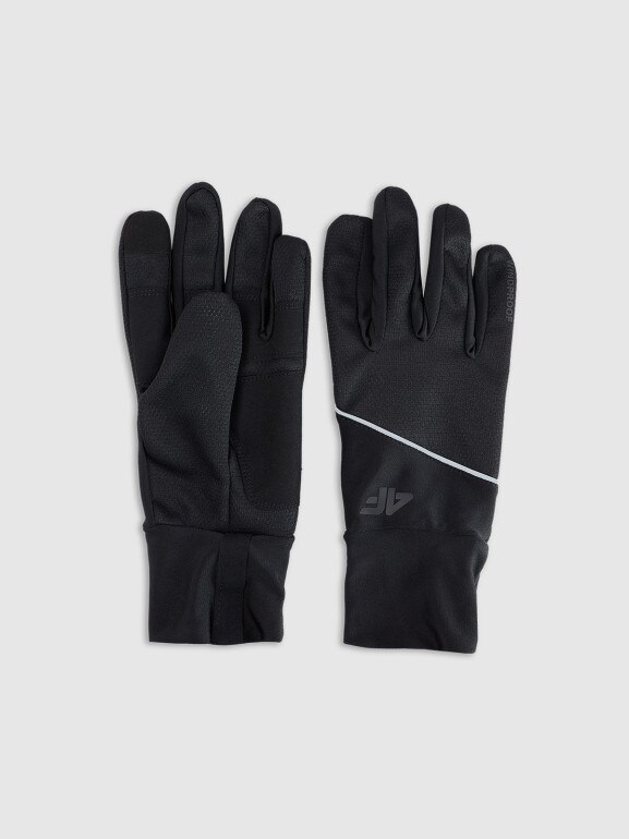 Rękawiczki Touch Screen uniseks 4F 4FWMM00AFGLU182 - czarne
