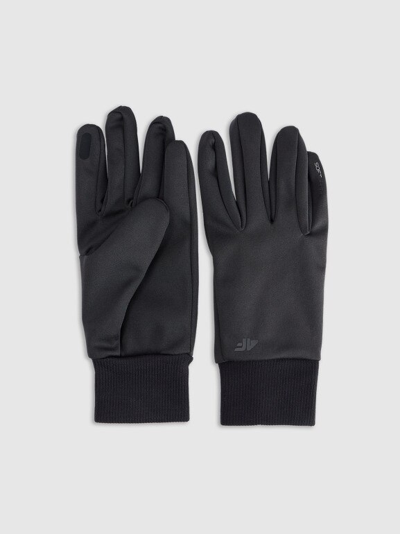 Rękawiczki uniseks Touch Screen 4F 4FWMM00AFGLU183 - czarne