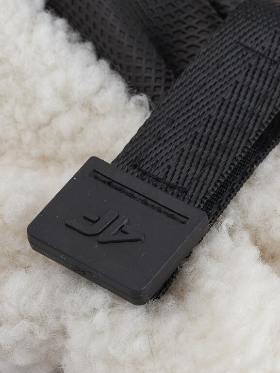 Rękawiczki z jednym palcem uniseks 4F 4FWAW25AGLOU103 - beżowe