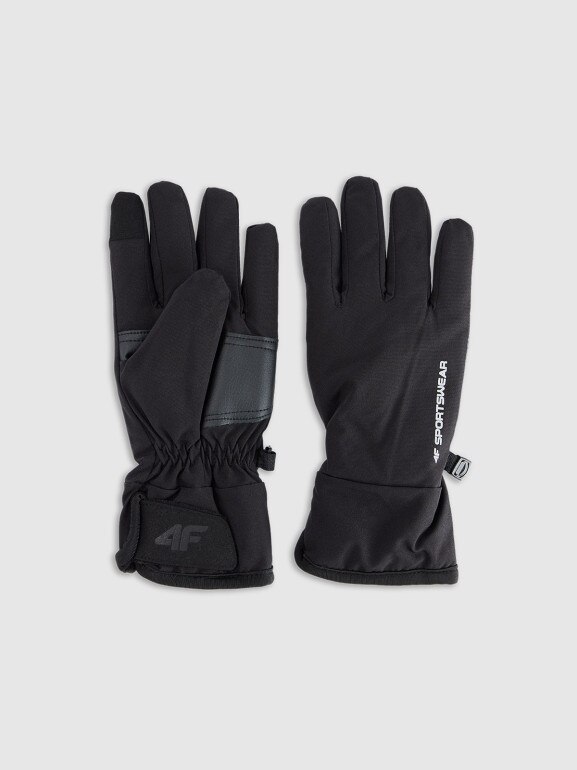 Rękawiczki zimowe Touch Screen uniseks 4F 4FWMM00AGLOU125 - czarne