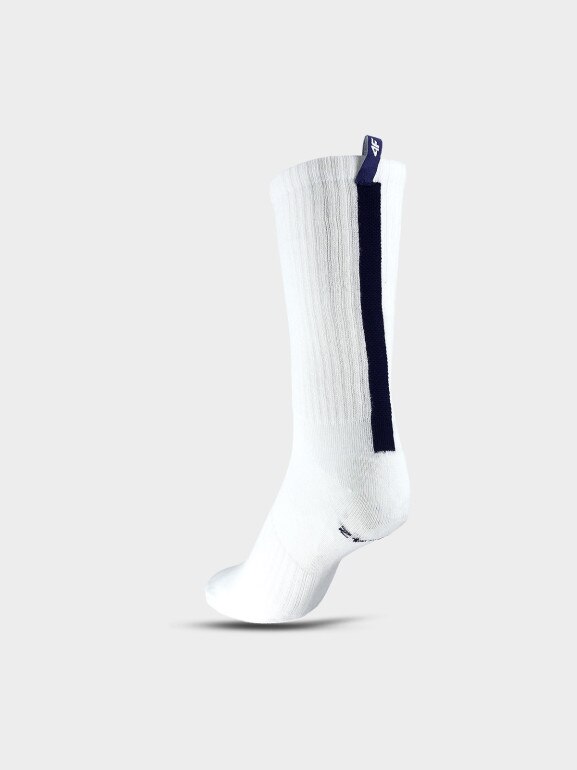 Skarpetki basic (2-pack) uniseks 4F 4FWSS25USOCU416 - białe