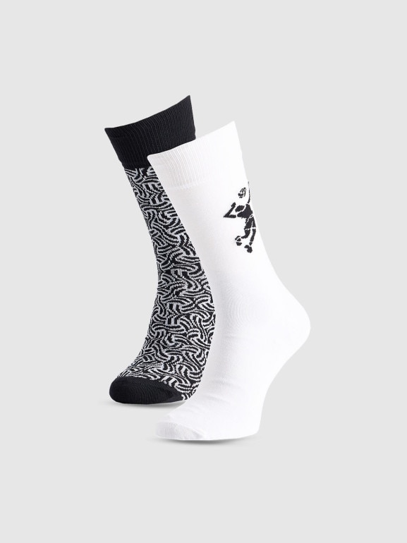 Skarpety za kostkę uniseks (2-pack) 4F 4FRAW25USOCU598 - multikolor