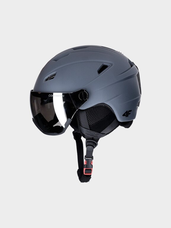 Wymienna szybka do kasku narciarskiego 4F 4FWMM00ALENU017 - szara