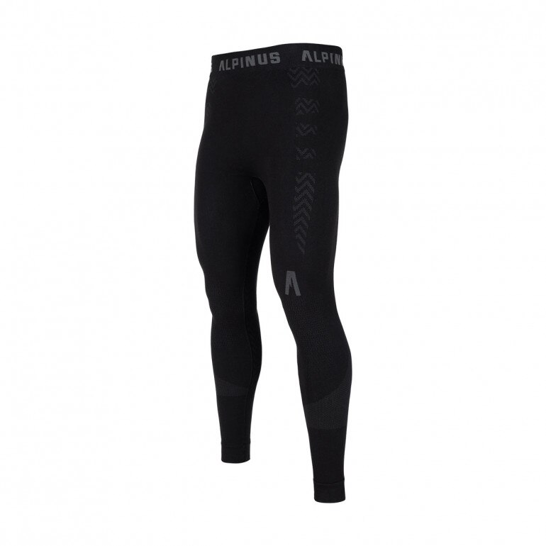Męskie legginsy termoaktywne Alpinus Pro Miyabi Edition - czarne