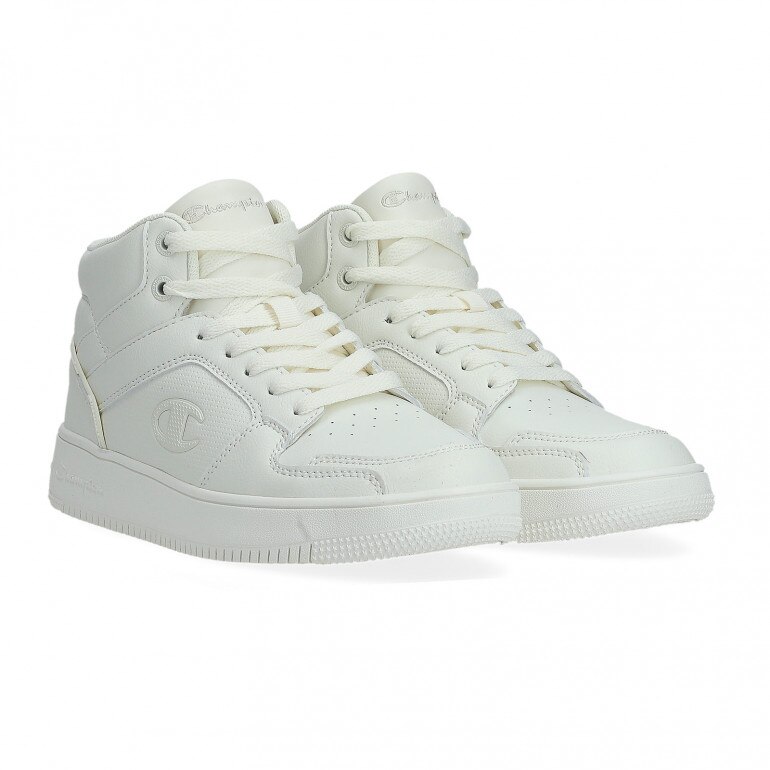Damskie sneakersy Champion Legacy Rebound 2.0 Mid Cut Shoe - białe