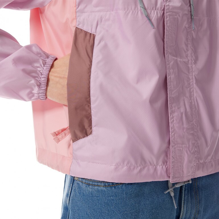 Damska kurtka przejściowa Columbia Women's Flash Challenger Cropped Windbreaker - różowa