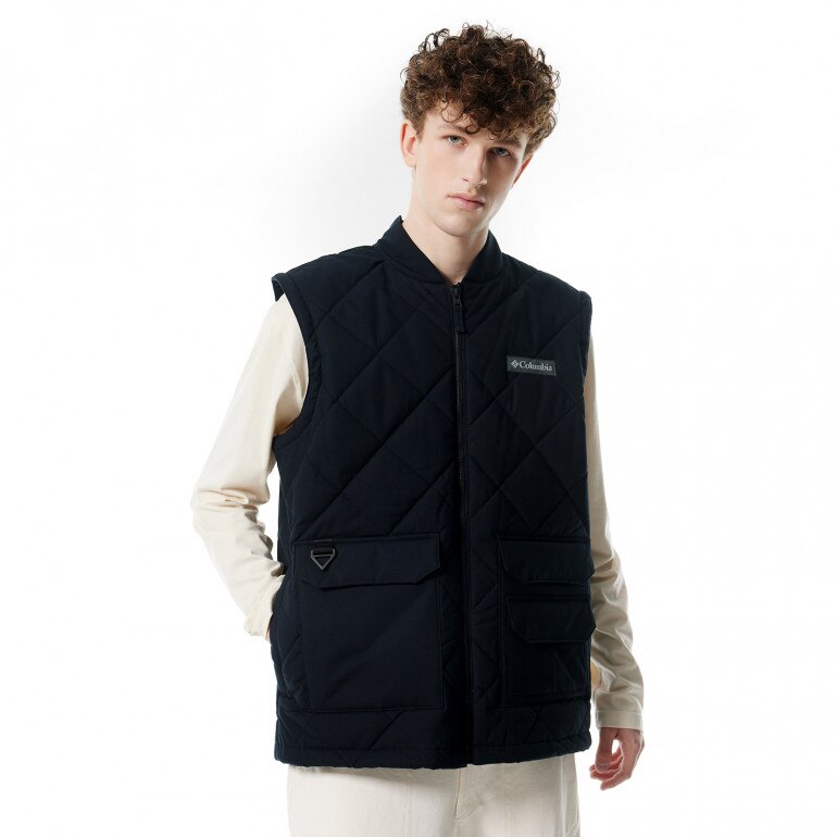 Męski bezrękawnik puchowy pikowany Columbia Men's Rad Padded Vest - czarna