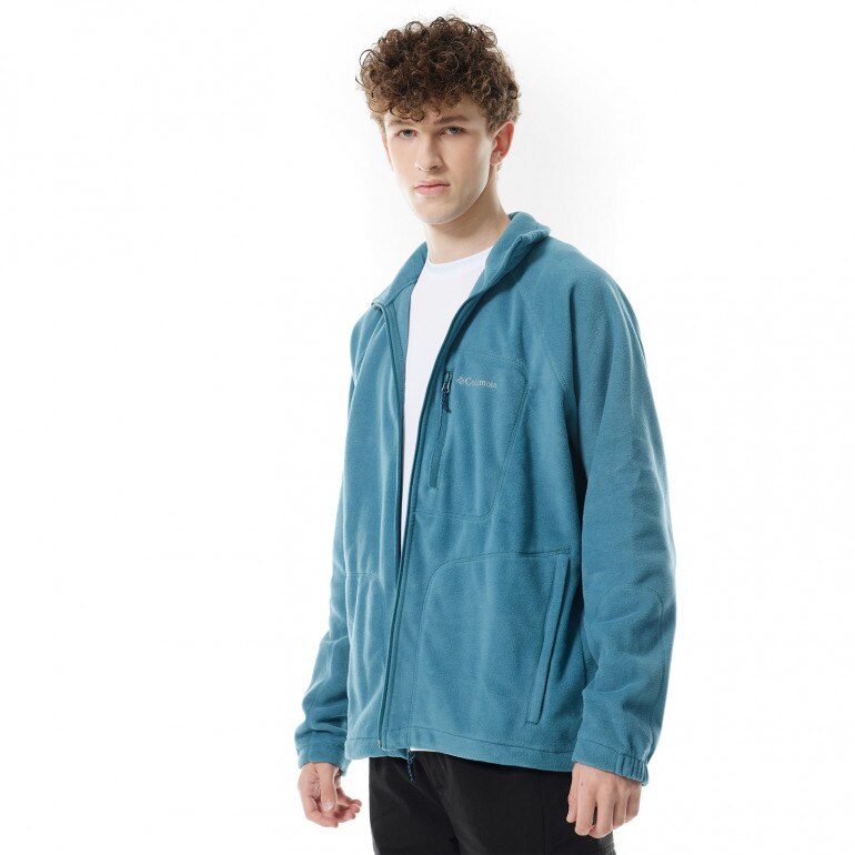 Męski polar rozpinany Columbia Fast Trek II Full Zip Fleece - niebieski