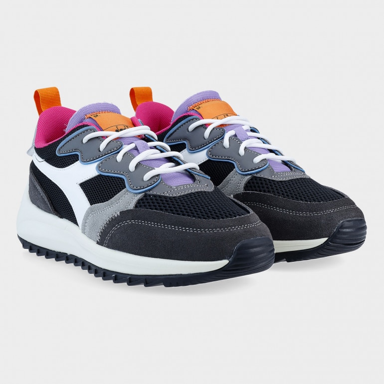 Damskie sneakersy Diadora Jolly Suede Mesh - czarne
