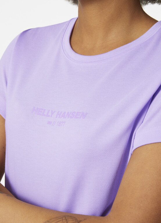 Damska koszulka treningowa Helly Hansen Allure - fioletowa