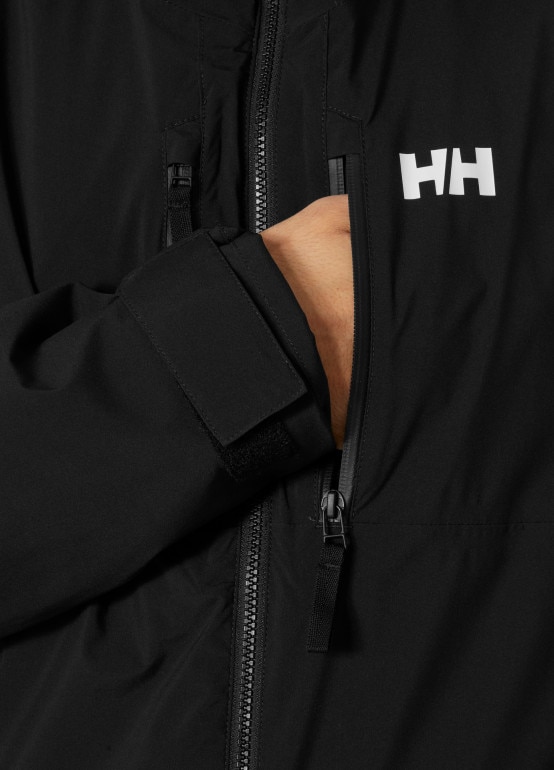 Męska kurtka parka zimowa Helly Hansen Park Insulated Rain Parka - czarna