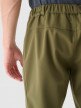 Męskie spodnie softshellowe 4F 4FRAW24TFTRM1006 - oliwkowe/khaki