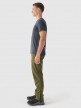 Męskie spodnie softshellowe 4F 4FRAW24TFTRM1006 - oliwkowe/khaki