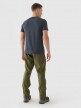 Męskie spodnie softshellowe 4F 4FRAW24TFTRM1006 - oliwkowe/khaki