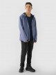 Męska kurtka softshell 4F 4FRAW24TSOFM397 - niebieska 