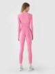 mini: Damskie legginsy basic 4F 4FRAW24TTIGF250 - różowe (3)