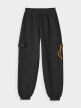 Damskie spodnie dresowe joggery 4F 4FRAW24TTROF1353 - czarne