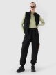Damskie spodnie dresowe joggery 4F 4FRAW24TTROF1353 - czarne
